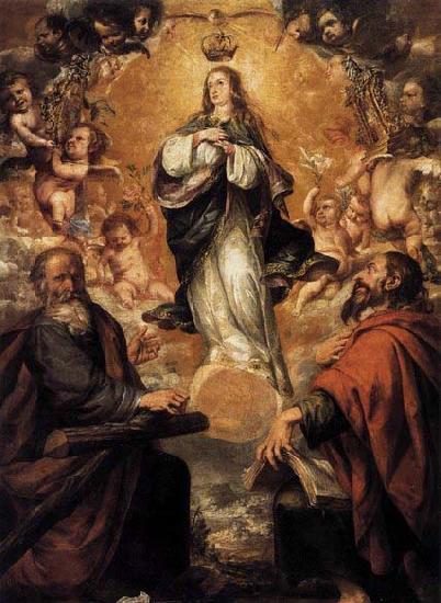  Virgin of the Immaculate Conception with Sts Andrew and John the Baptist